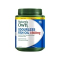 Natures Own Odourless Fish Oil 1500mg 500 캡슐 Exclusive Size 16977