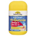 Natures Way Kids Smart Vita Gummies 오메가 Fish Oil 60 Pastilles Improved Formula 17213