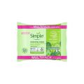 심플 Biodegradable Cleansing Wipes 2 x 25 pack 19427