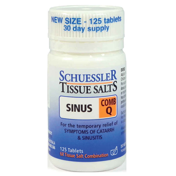 [마틴앤플레즌스] Tissue Salts Comb Q Sinus(부비강) 125정
