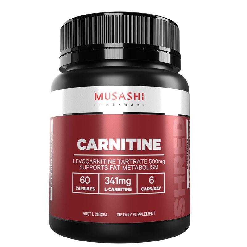 [무사시] 카르니틴 341mg 60캡슐 Musashi Carnitine 60 Capsules