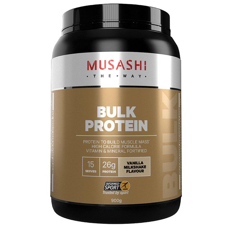 [무사시] 벌크 프로틴 바닐라 900g Musashi Bulk Protein Vanilla 900g
