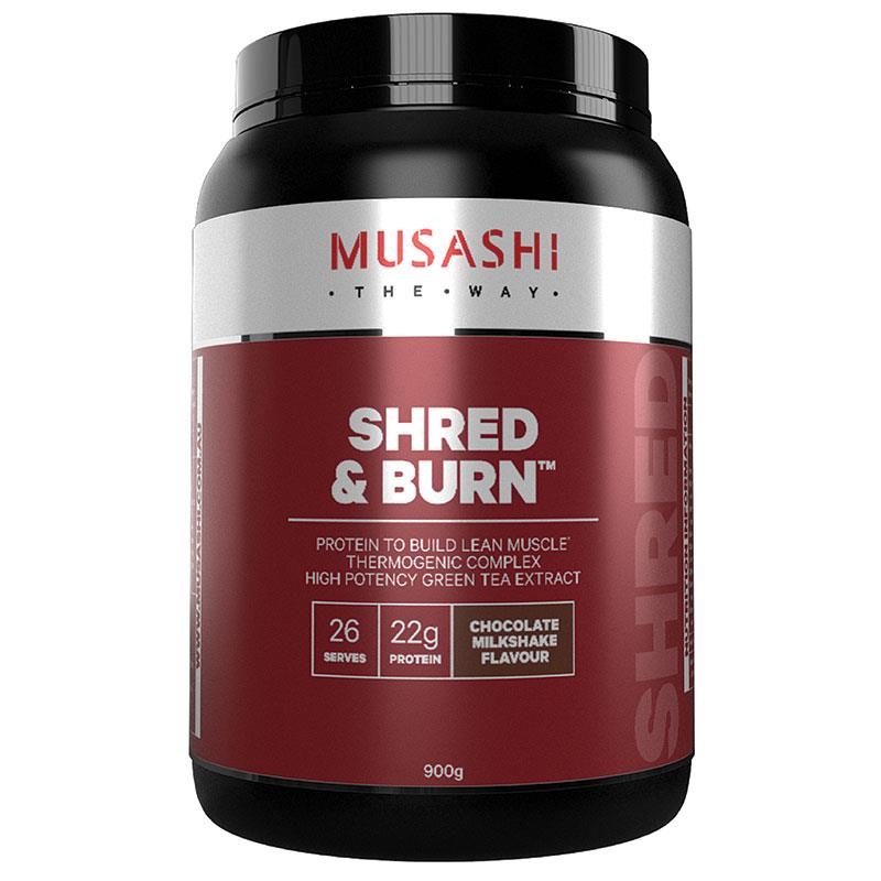 [무사시] 쉬레드&번 초콜릿맛 900g Musashi Shred And Burn Chocolate 900g
