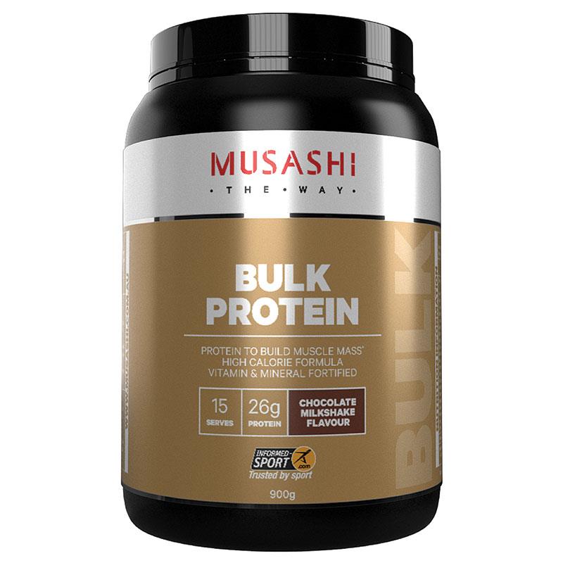 [무사시] 벌크 프로틴 초콜릿맛 900g Musashi Bulk Protein Chocolate 900g