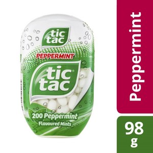[틱택] Tic Tac 페퍼민트 보틀 98g