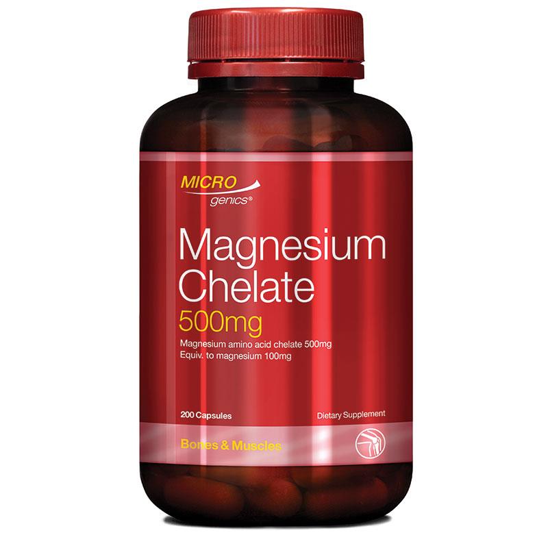 [마이크로제닉스] 마그네슘 킬레이트 500mg 200캡슐