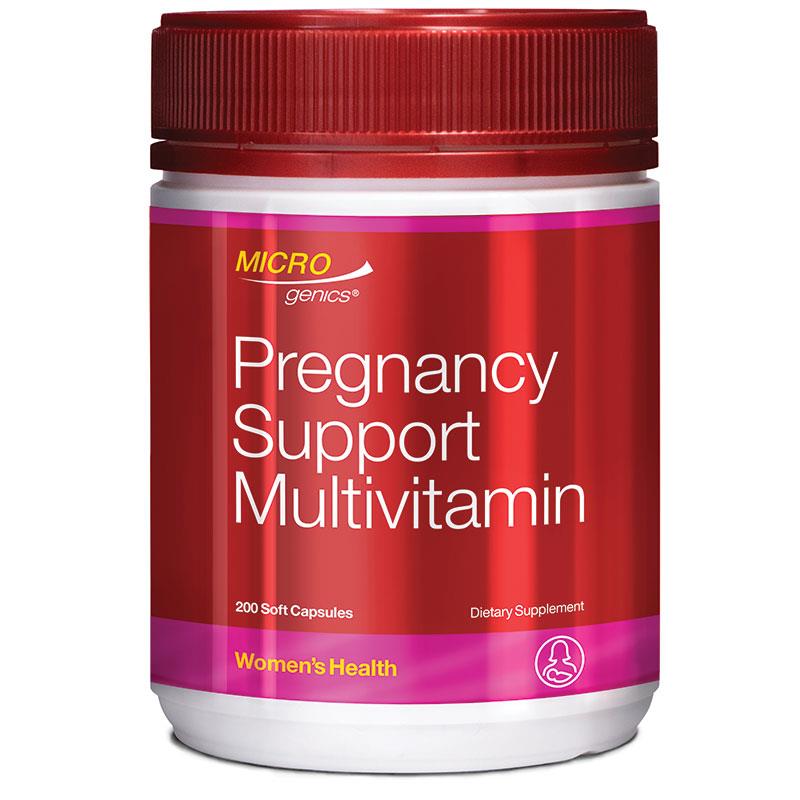 [마이크로제닉스] 프레그넌시 서포트 멀티비타민 200캡슐