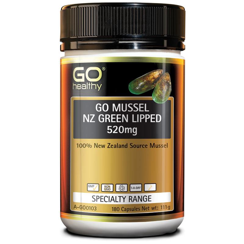 [고헬시] Go Healthy  뉴질랜드 초록홍합 520mg 180캡슐
