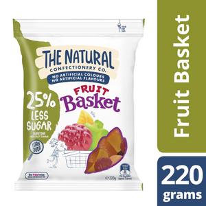 [더내츄럴] 25% 슈가리스 프루트 바스킷 젤리 220g