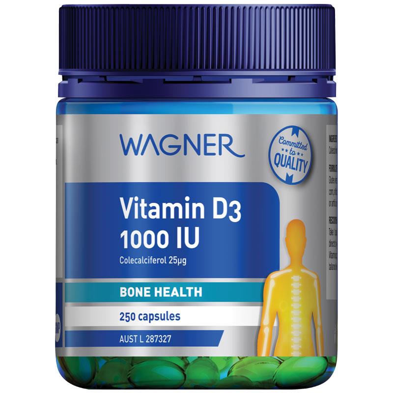 [와그너] 비타민D3 1000IU 250캡슐