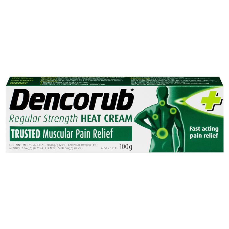 [덴코럽] 힛 크림 100g Dencorub Regular Strength Heat Cream 100g Tube