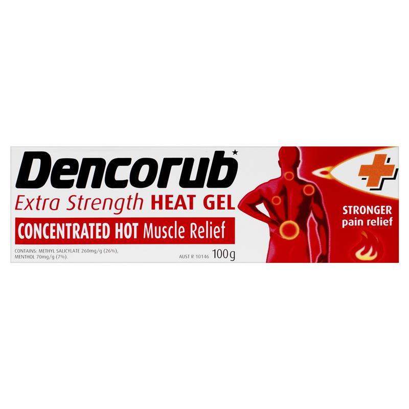[덴코럽] 고함량 힛 젤 100g Dencorub Extra Strength Heat Gel 100g
