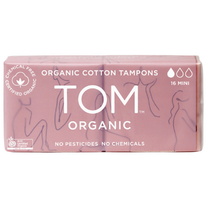 [톰 오가닉] 미니 탐폰 16P Tom Organic Mini Tampons 16P