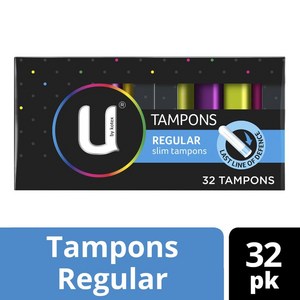 [유바이코텍스] 레귤러 탐폰 32P U By Kotex Regular Tampons 32P