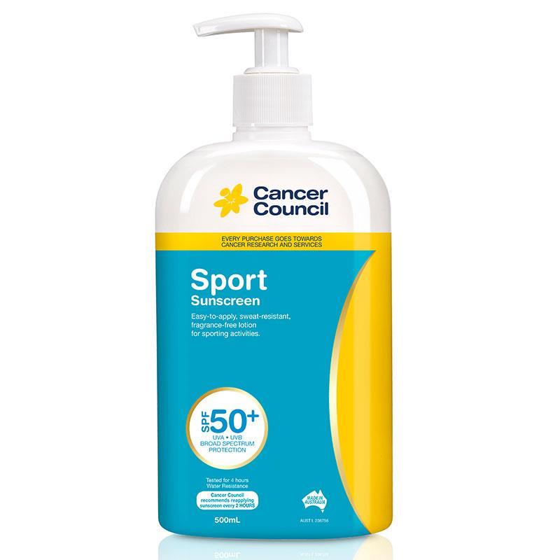 [캔서카운슬] 스포츠 선스크린 SPF50+ 500ml 펌프