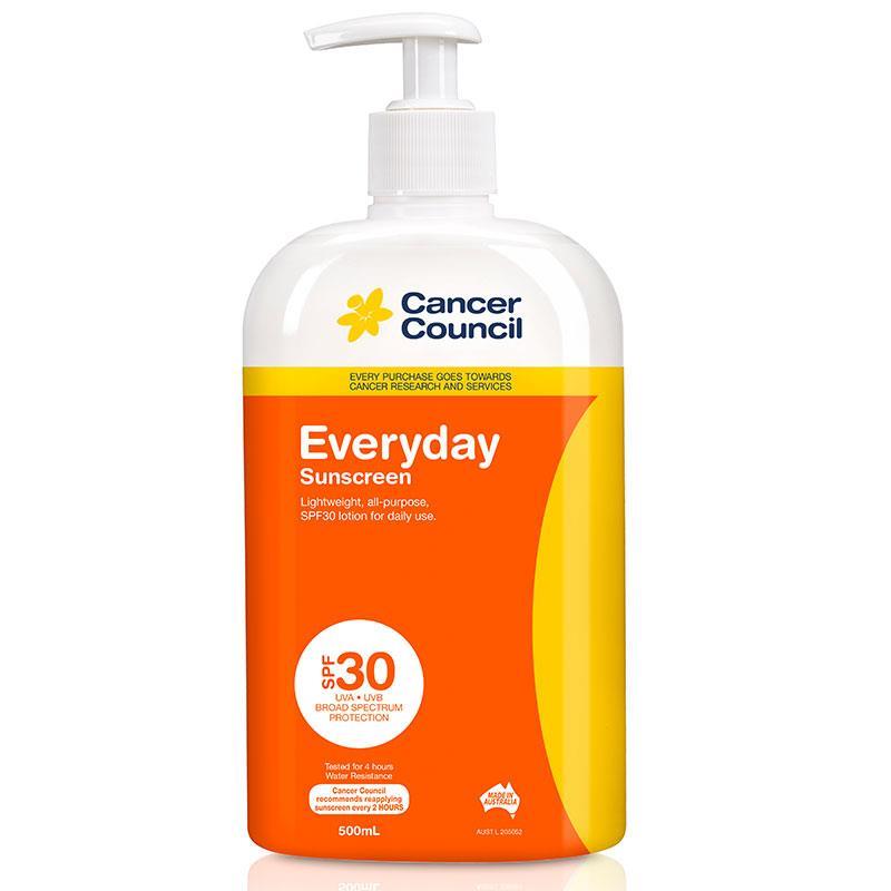 [캔서카운슬] 에브리데이 선스크린 SPF30+ 500ml 펌프