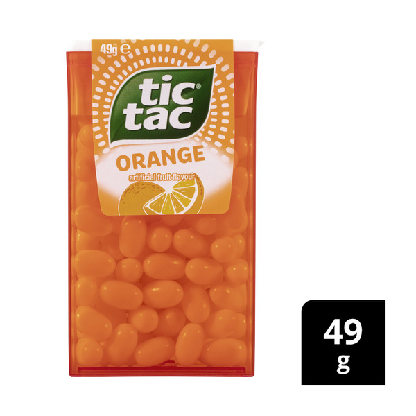 [틱택] Tic Tac 오렌지 보틀 49g