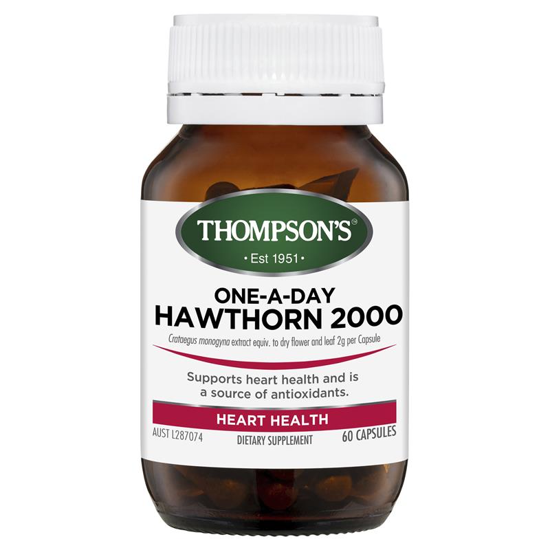 [톰슨스] HAWTHORN 산사나무 2000mg 하루한알 60정