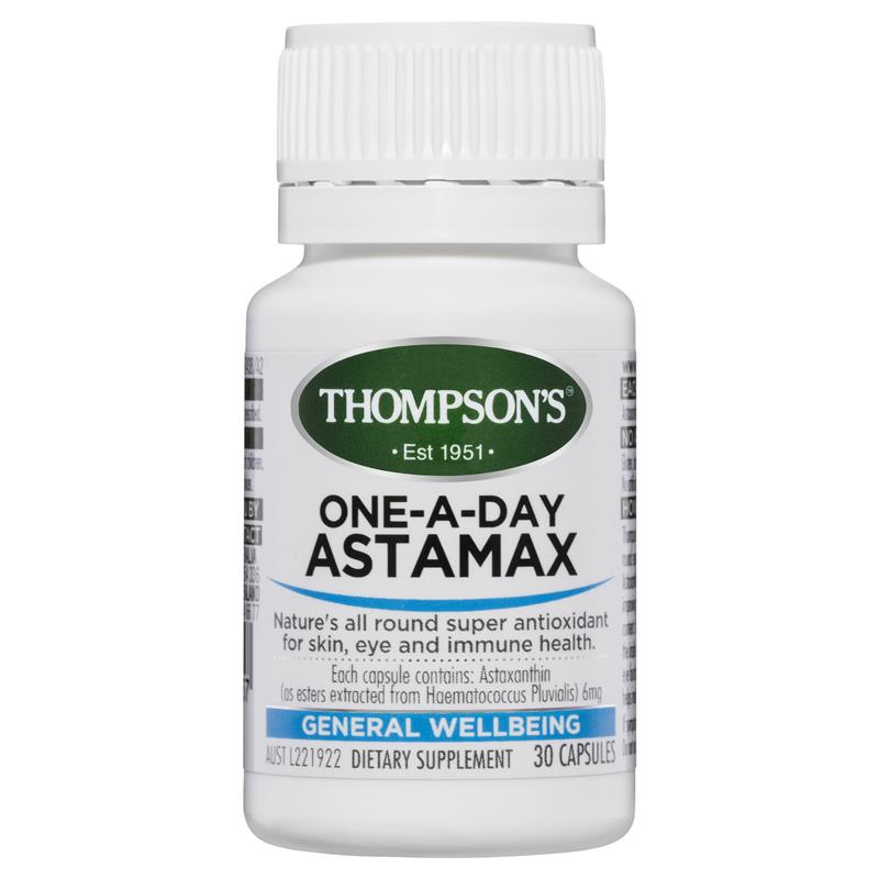 [톰슨스] 아스타맥스(Astaxanthin) 6mg 30캡슐