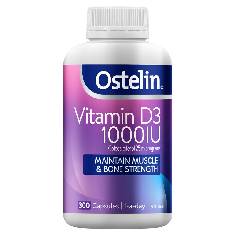 [오스텔린] 비타민D3 1000IU 300캡슐