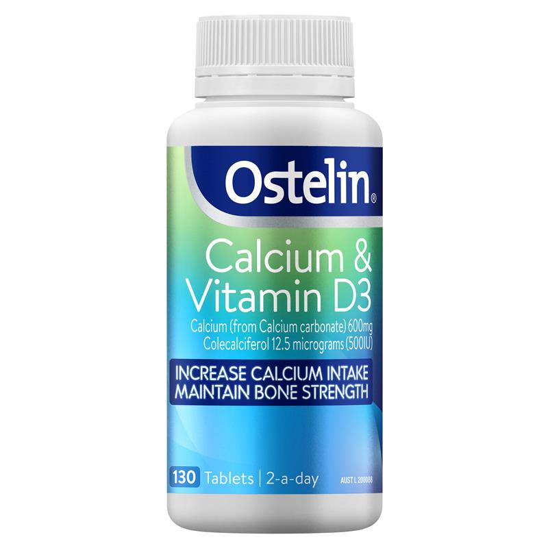 [오스텔린] 칼슘 & 비타민D3 130정