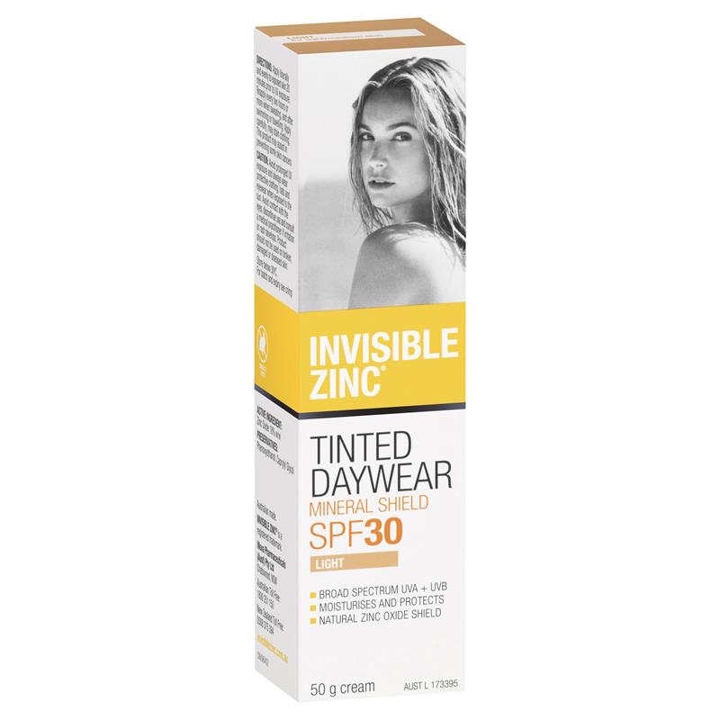 [인비저블징크] 틴트 데이웨어 라이트 SPF 30+ 50g Invisible Zinc Tinted Daywear Light SPF 30+ 50g