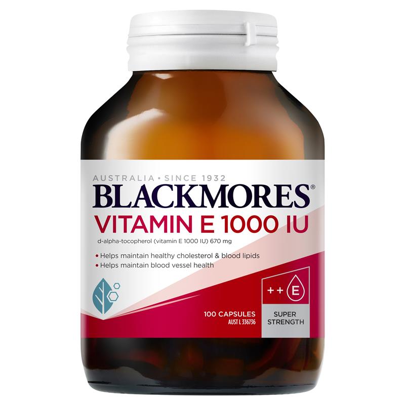 [블랙모어스] 비타민E 1000IU 100캡슐
