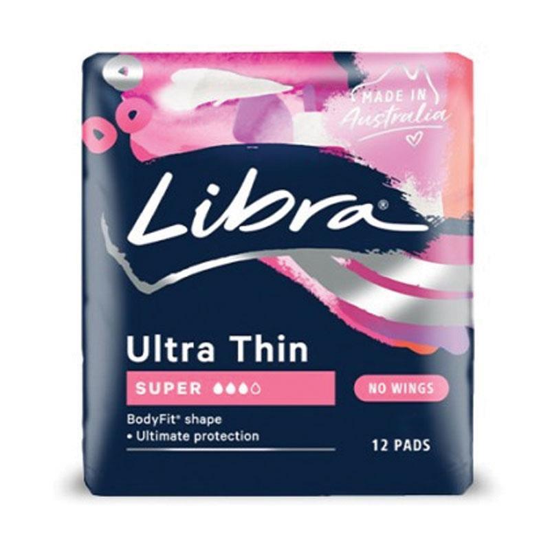 [리브라] 울트라 씬 슈퍼 패드 12팩 Libra Ultra Thins Super Pads 12P