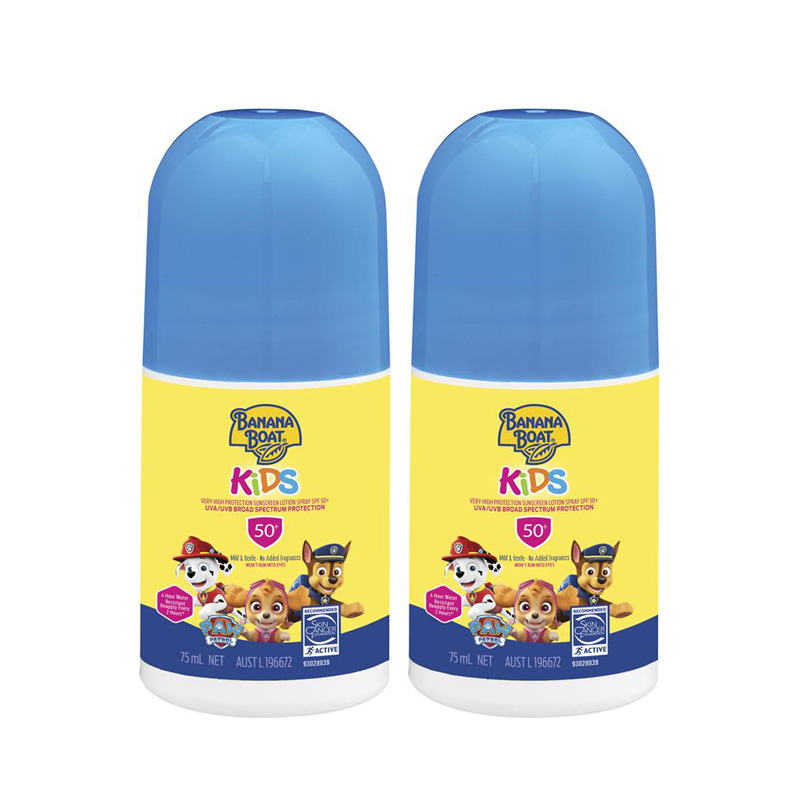 [바나나보트] 키즈 선스크린 롤온 SPF 50+ 75ml X 2개 세트