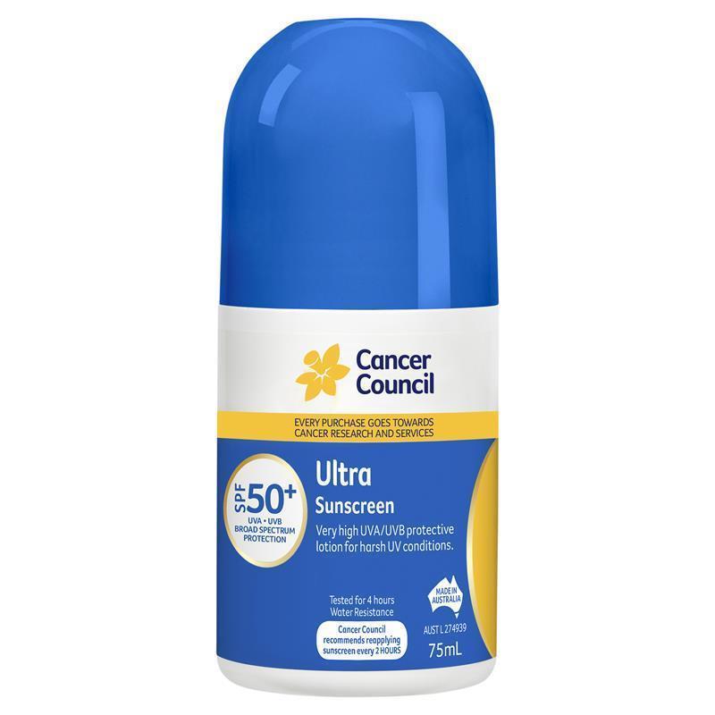 [캔서카운슬] 울트라 썬크림 SPF 50+ 75ml 롤온
