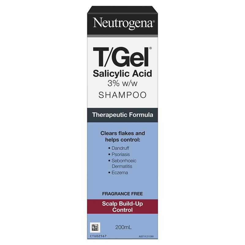 [뉴트로지나] T-GEL 샴푸 Salicylic Acid 살리실산 3% w/w 200ml